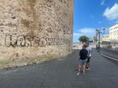 Alghero: la Torre di Sulis sfregiata dai writers