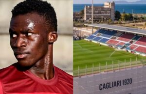 Cagliari-Roma, insulti razzisti a Felix Gyan, identificato “tifoso” nuorese