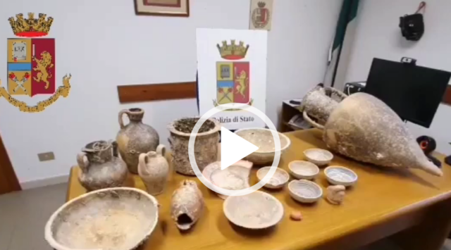 Trovati beni archeologici del valore di 200mila euro in mano a un pescatore
