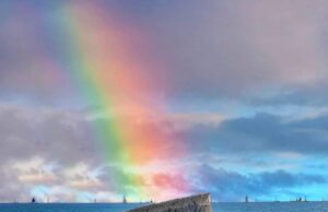 Dopo il ciclone arcobaleno al Poetto | Da domani di nuovo temporali
