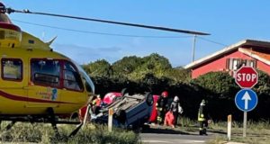 Porto Torres, grave incidente al bivio per Sorso: tre feriti