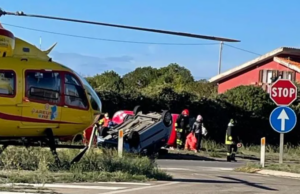 Porto Torres, grave incidente al bivio per Sorso: tre feriti