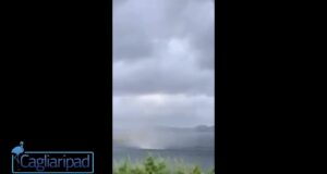 Tromba marina si abbatte su una spiaggia a Porto Cervo