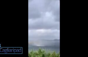 Tromba marina si abbatte su una spiaggia a Porto Cervo