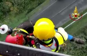 Villamassargia, salvato un escursionista caduto in un dirupo | Video