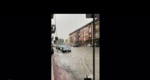 Bomba d’acqua, Pirri è di nuovo un fiume in piena | Video