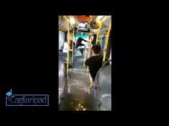 Nubifragio a Cagliari | Bus su strada-fiume, l’acqua è ovunque | Video