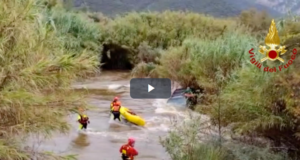 Arzana, i Vigili del fuoco salvano un uomo bloccato in un torrente
