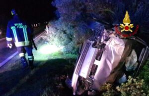 Ussana, auto contro un palo | Illeso il conducente