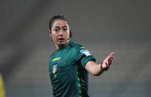 Cagliari-Cittadella, Maria Sole Caputi è la prima donna ad arbitrare una squadra di Serie A
