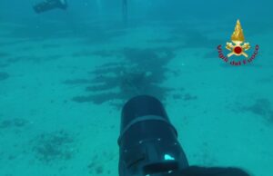 Sommozzatori in addestramento sul “Romagna” | Video