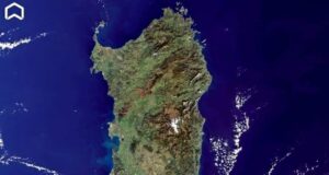 La Sardegna completamente cloud free ripresa dal satellite