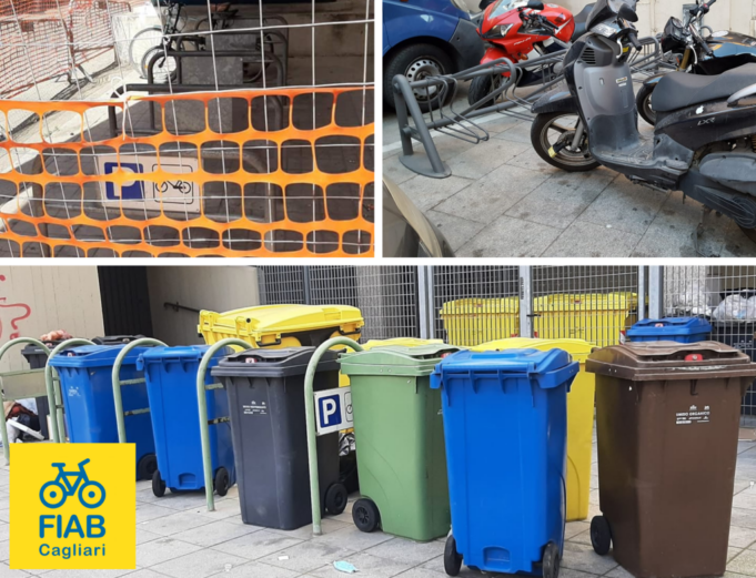 “Vietato legare le bici al palo”, Fiab Cagliari contro il nuovo regolamento di Truzzu