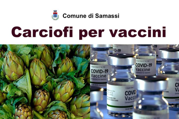 Carciofi in cambio dei vaccini: l’annuncio social del sindaco di Samassi