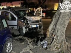 Viale Trieste, auto contro un albero | Muore un uomo di 46 anni