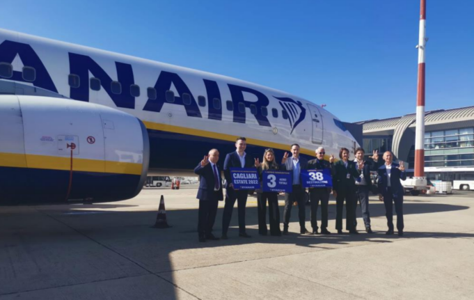 Ryanair, 4 nuove rotte estive dall’aeroporto di Cagliari