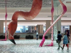 L’installazione del fenicottero rosa | Perché non a Cagliari?