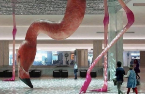 L’installazione del fenicottero rosa | Perché non a Cagliari?