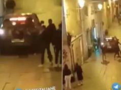 Marina, automobilista di un Suv accerchiato da gruppo di giovani