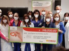 La Conad dona 148 mila euro per la pediatria del Brotzu