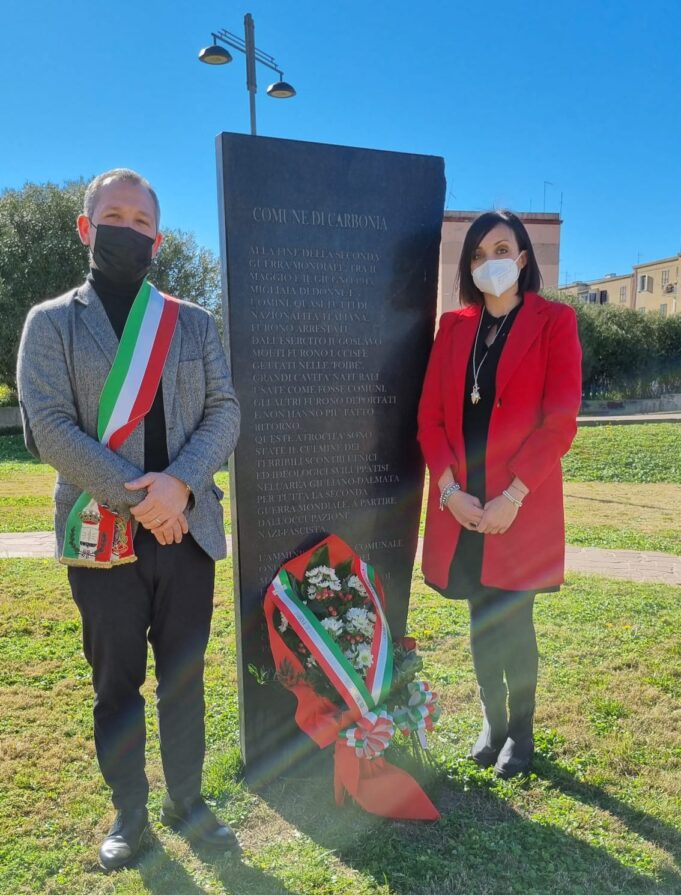 Giorno del Ricordo, Carbonia commemora le vittime delle Foibe