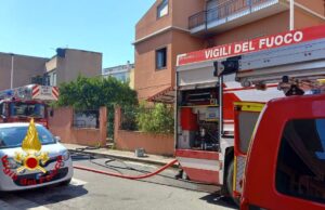 Quartu Sant’Elena, incendio in un appartamento in via Napoli
