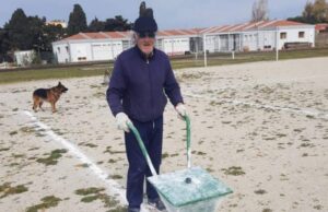 Cuccureddu, leggenda della Juve, traccia il campo per i bambini