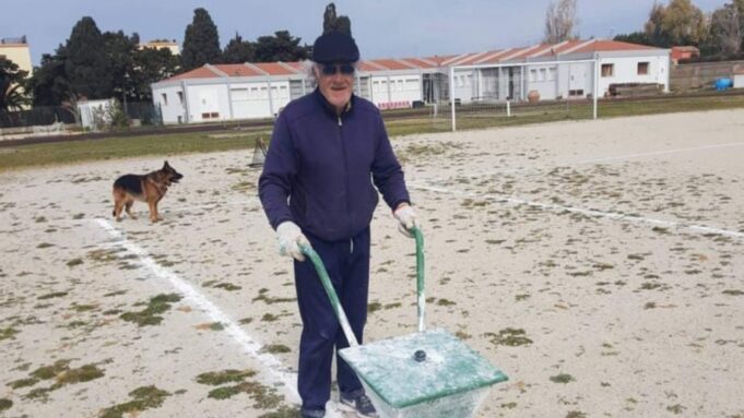 Cuccureddu, leggenda della Juve, traccia il campo per i bambini