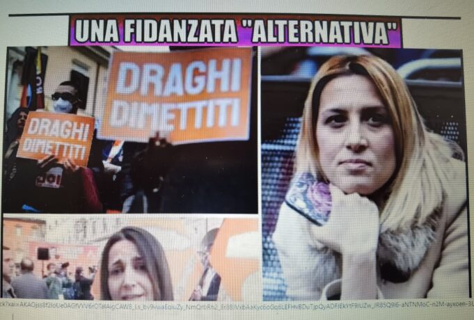 Dagospia attacca Virginia Saba per la manifestazione contro Draghi
