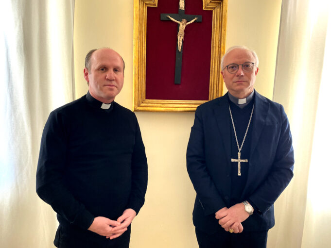 L’Arcivescovo di Cagliari incontra l’animatore della comunità ucraina