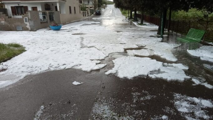 Bomba di acqua e ghiaccio a Mandas: è stato di calamità naturale | IL VIDEO