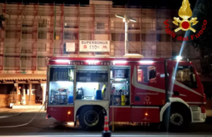 Incendio in un bar, intossicati madre e figlio di due anni