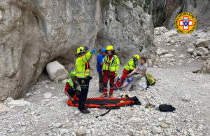 Cade a Gorropu: salvata una escursionista bolognese di 72 anni