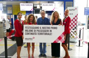 Volotea: premiato il milionesimo passeggero in continuità territoriale