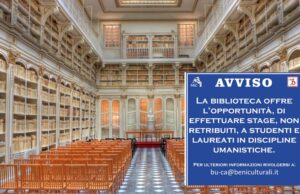 Stage non retribuiti, rimosso il post della Biblioteca Universitaria di Cagliari