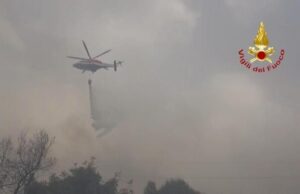 Forte maestrale, a Cagliari resta pericolo incendio alto