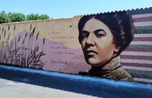 Grazia Deledda, spunta un altro murale per celebrare la scrittrice sarda