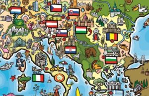 Mappa europea dell’Italia | Il simbolo della Sardegna è una pecora