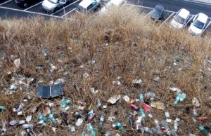 Belvedere di Bonaria: un panorama mozzafiato… di spazzatura