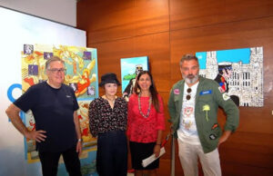 Bob Marongiu celebra Hugo Pratt: 13 tele esposte all’aeroporto di Elmas