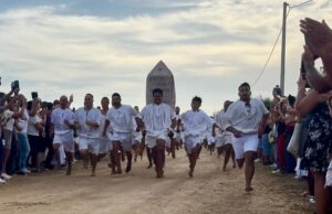 Corsa degli scalzi, San Salvatore è tornato a Cabras