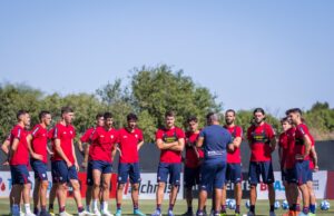 Cagliari, Liverani ha ripreso ad allenare la squadra dopo il lutto