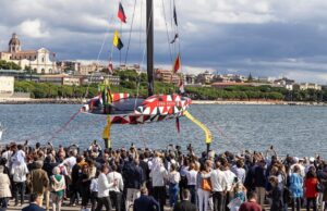 Varato a Cagliari il nuovo magnifico prototipo di Luna Rossa