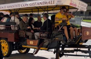 La prima botticella elettrica è sarda | Ora i cavalli non dovranno più faticare