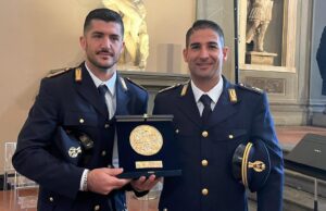 Scudi di San Martino, premiati due poliziotti della Questura di Cagliari
