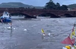 Maltempo, il Temo esonda dalla diga: Bosa è sott’acqua