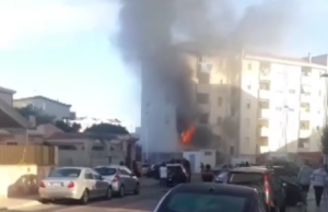 Paura a Quartu Sant’Elena, incendio in una palazzina