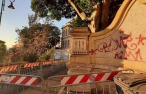 Cagliari, l’Università interviene sul muro di via Porcell