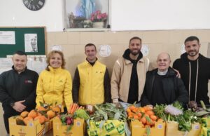 Cagliari Calcio in “campo” per la mensa della Caritas