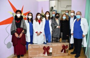 Porto Torres: due SmartTv per la Cardiologia pediatrica